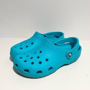 Crocs Teal Blue Confort Walking Waterproof‎ Shoes